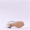 Una Healy Outlaw Glitter Strap High Heel - Chrome